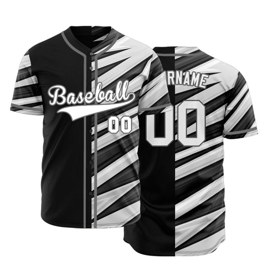 Custom Black Yellow Ray Baseball Jersey