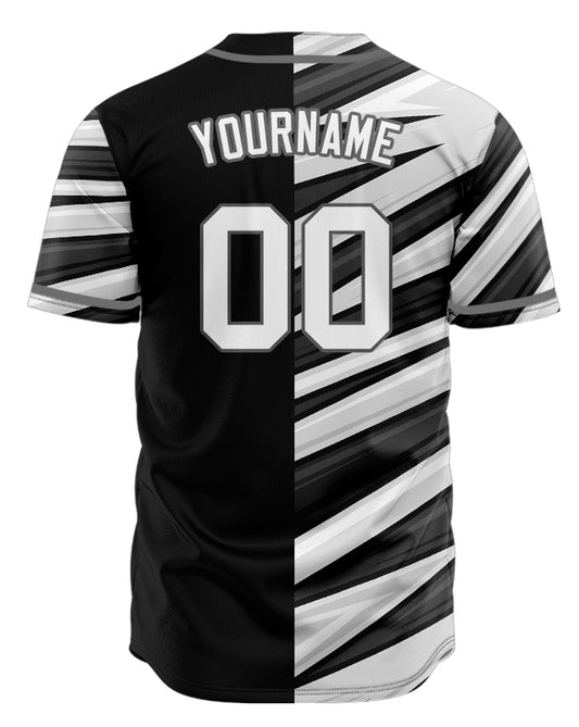 Custom Black Yellow Ray Baseball Jersey