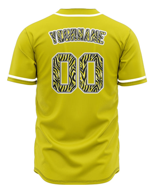 Custom Blue Lines Green Baseball Jersey