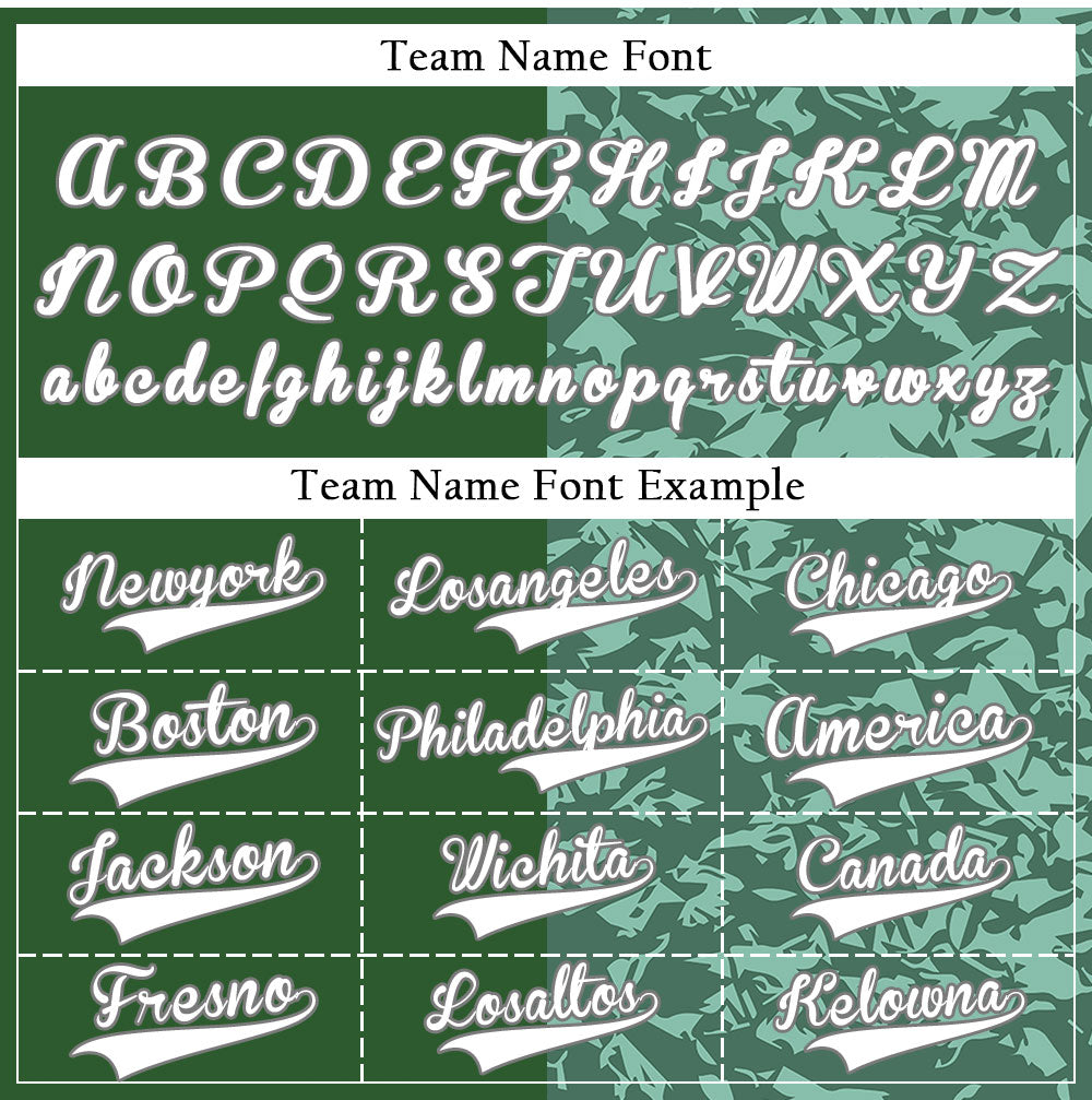 Custom Dark Green Broken Half Baseball Jersey