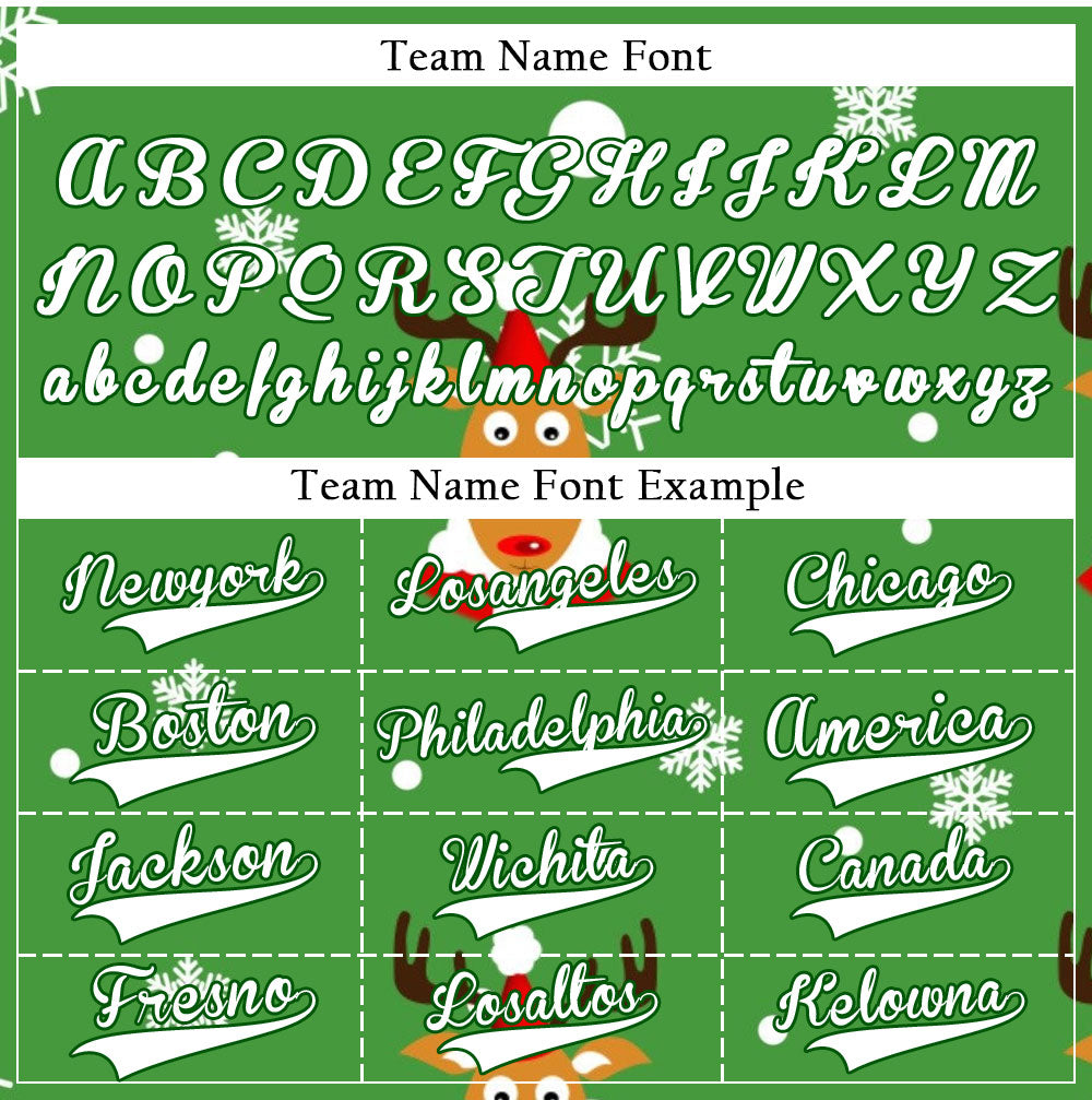 Custom Green Deer Baseball Jersey