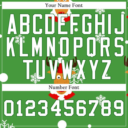 Custom Green Deer Baseball Jersey