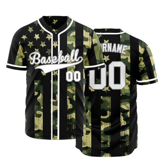Custom Green Flag Baseball Jersey