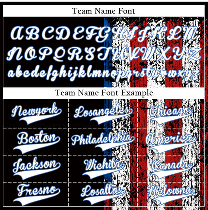 Custom Half Old Flag Baseball Jersey