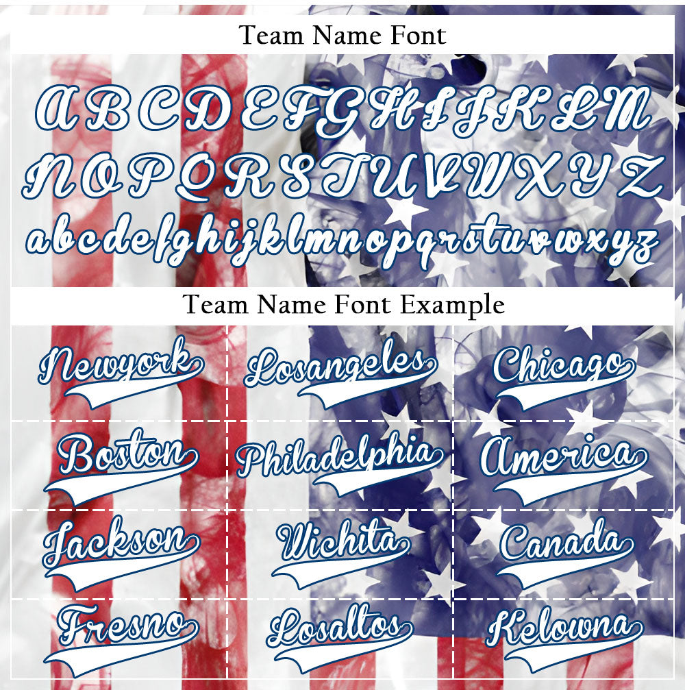 Custom Mist Flag Baseball Jersey