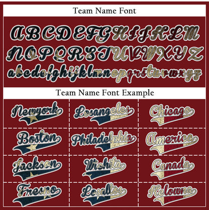 Custom Old Flag Red Baseball Jersey