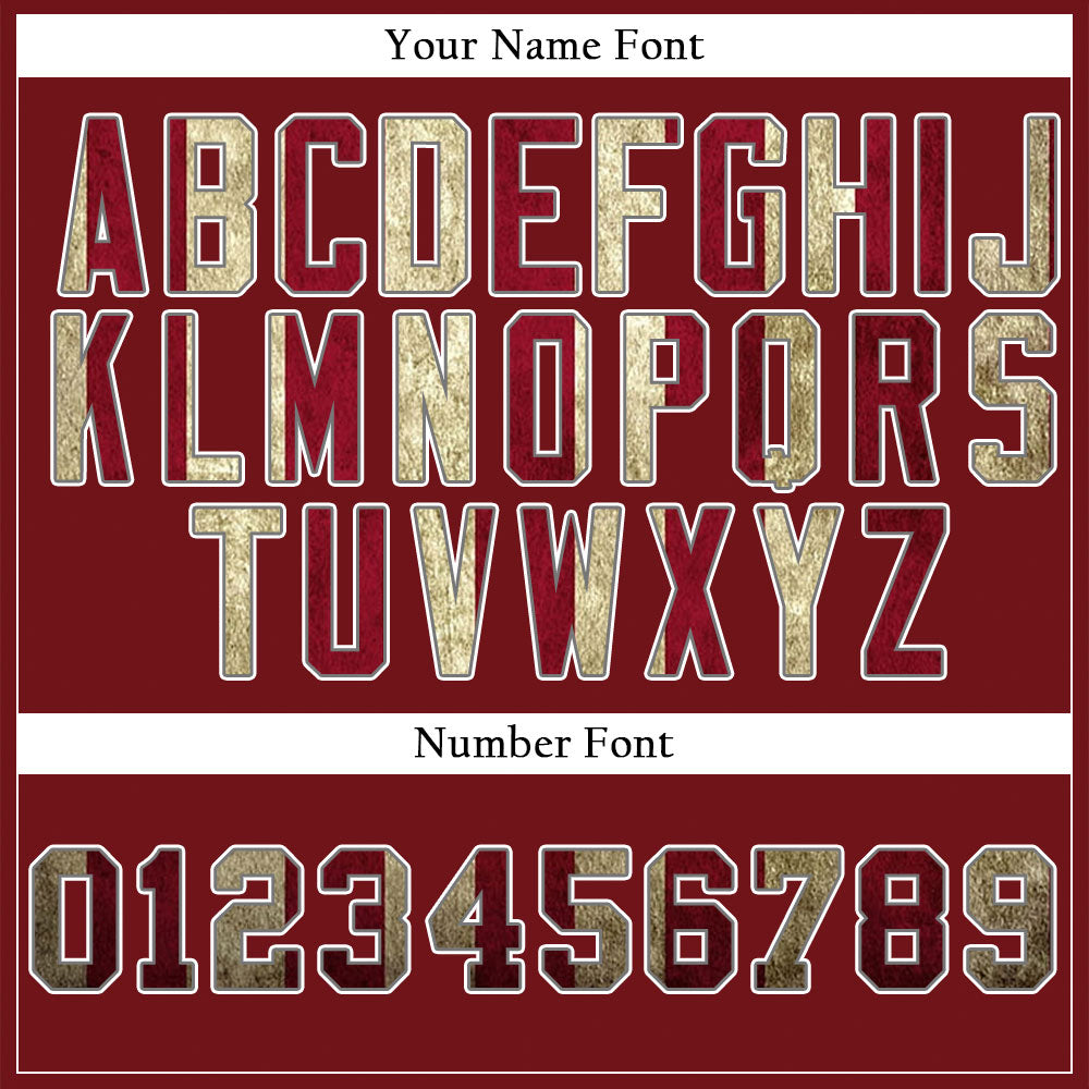 Custom Old Flag Red Baseball Jersey