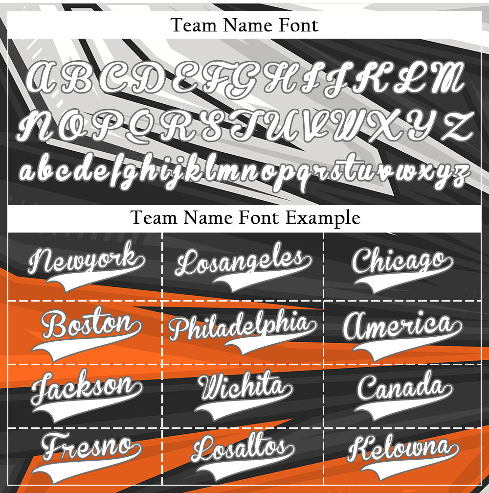 Custom Orange Black Lines Baseball Jersey