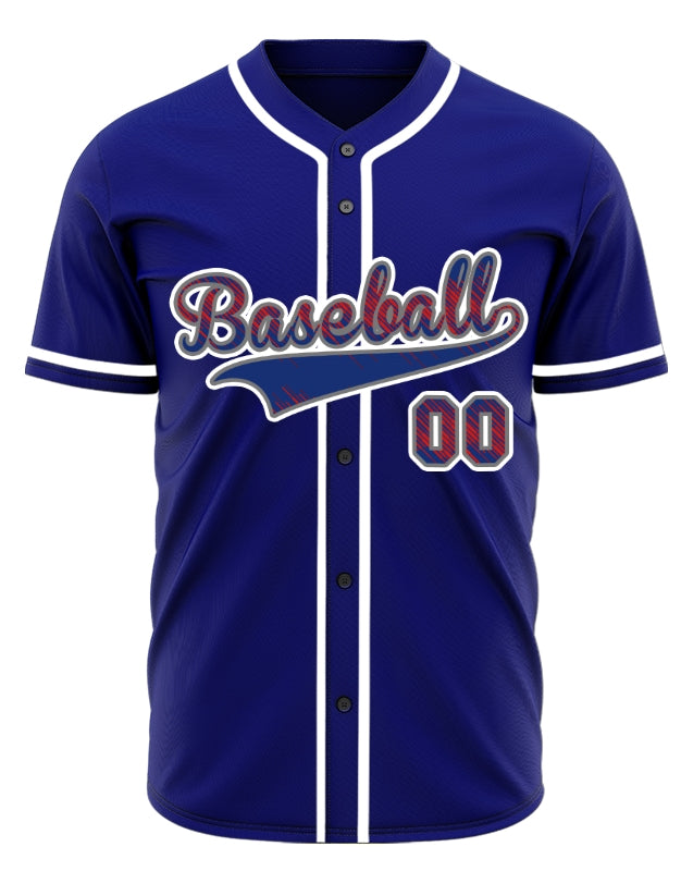 Custom Slash Purple Red Baseball Jersey