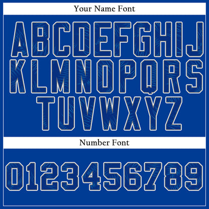Custom Wave Blue Baseball Jersey