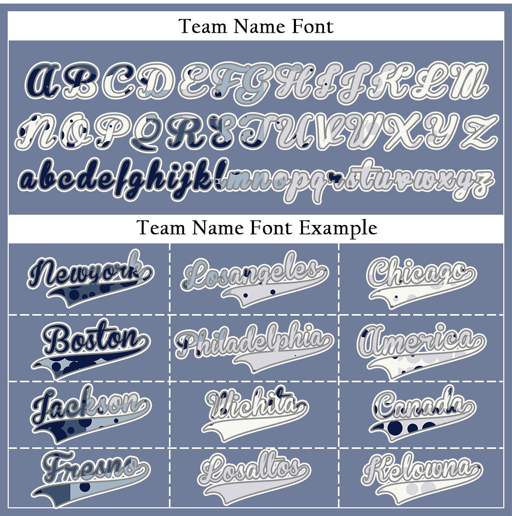 Custom White Blue Halftone Baseball Jersey