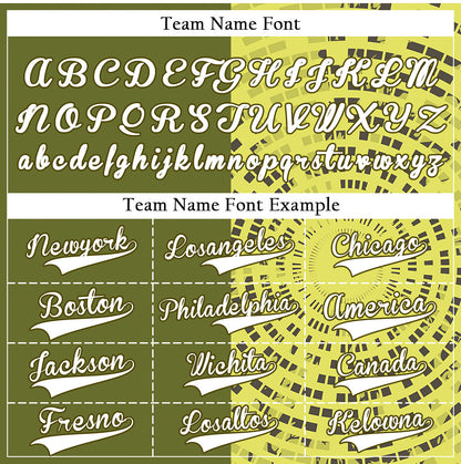 Custom Yellow Circle Half Baseball Jersey