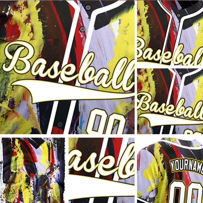 Custom Gradient Ink Baseball Jersey