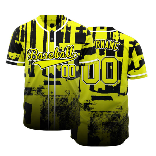 Custom Grid Ink Baseball Jersey