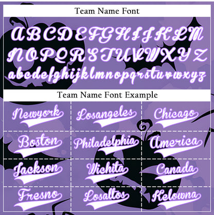 Halloween Purple Pumpkin Baseball Jersey