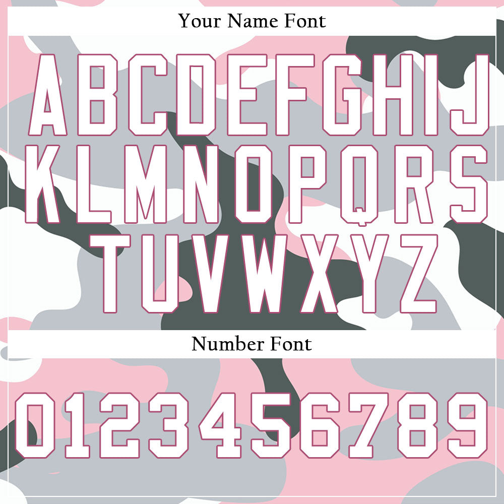 Custom Pink And Light Gray Baseball Jersey