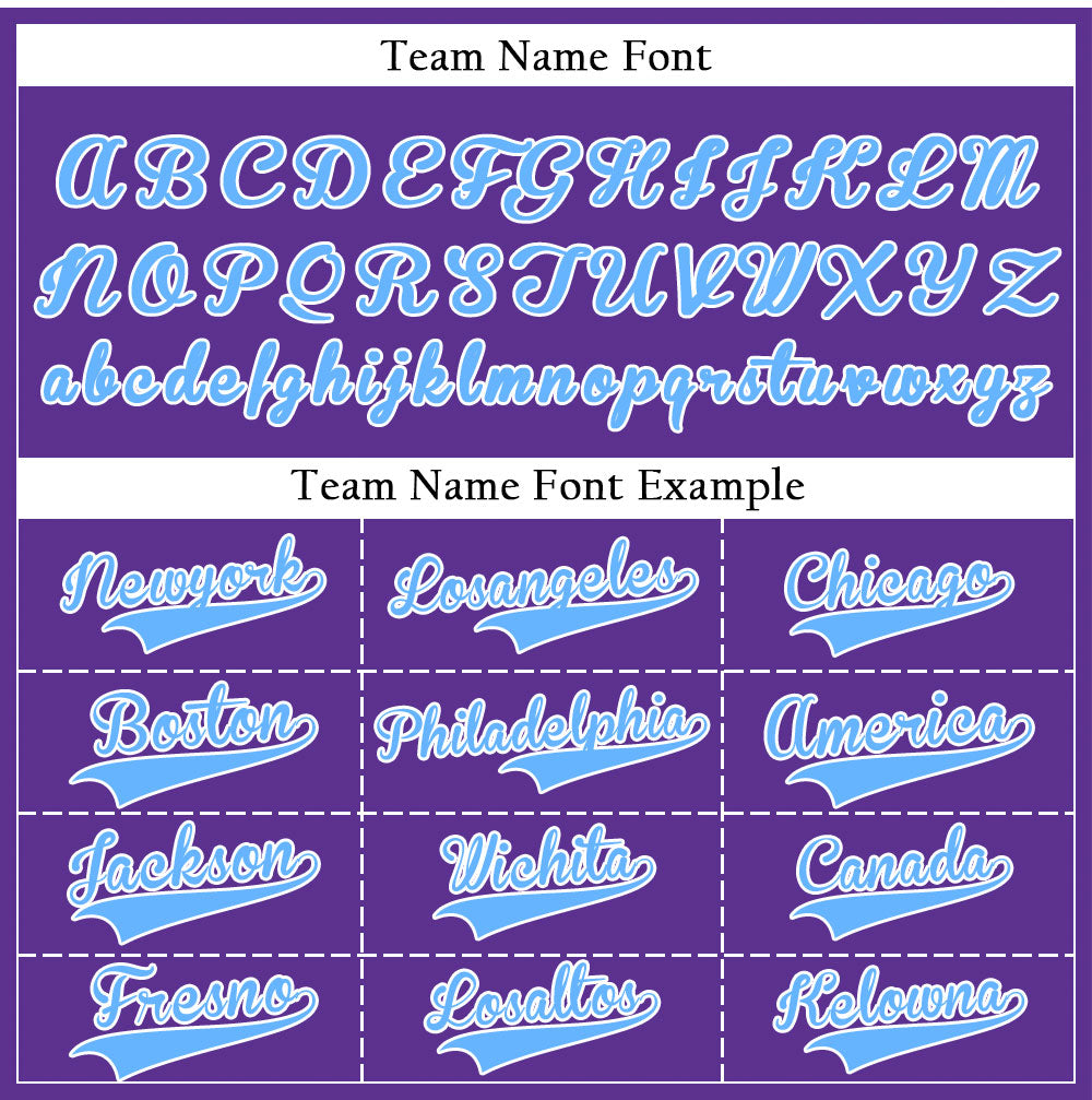 Custom Purple And Blue Lines Basaball Jersey