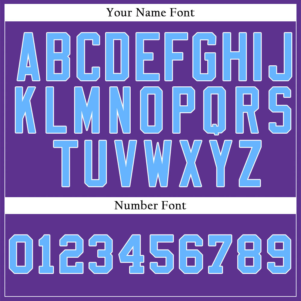 Custom Purple And Blue Lines Basaball Jersey