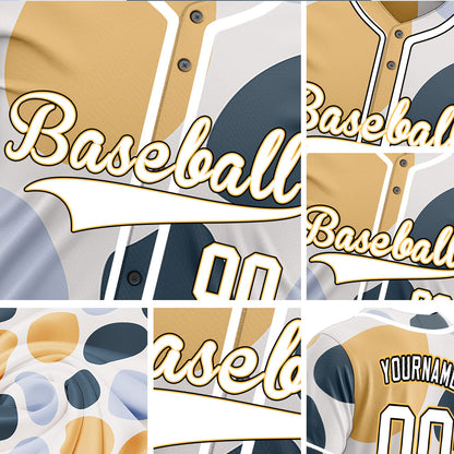Custom White And Dark Grey Baseball Jersey