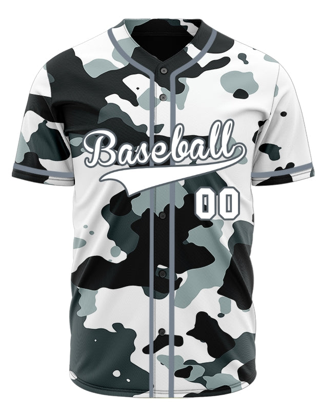 Custom White And Light Gray Baseball Jersey